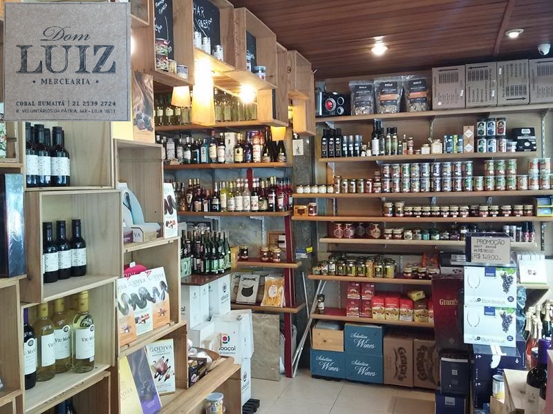 DLF vinhos e especiarias e logo