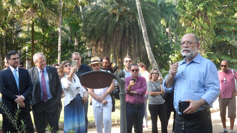 SERGIO BESSERAMN PRESIDENTE DO JBRJ ABRE O INICIO DA CAMINHADA NAS NOVAS TRILHAS