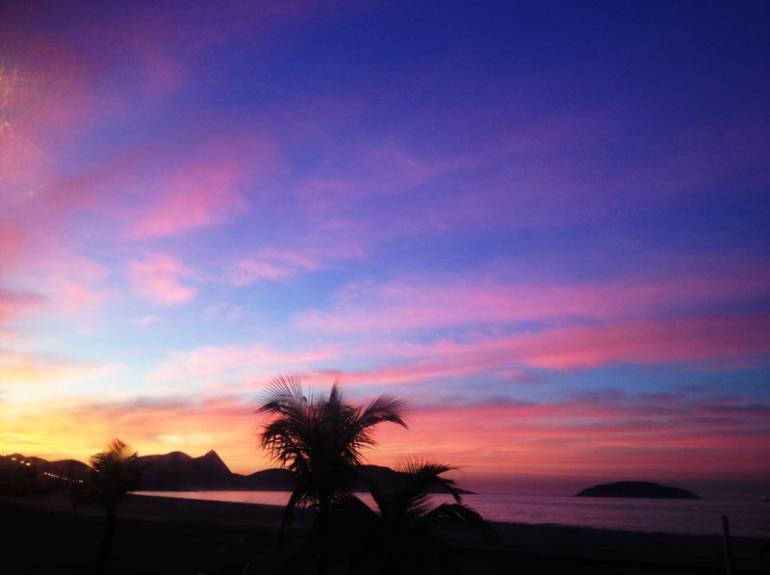 Praia de Piratininga. O visual é lindo e - de quebra - ainda dá para ver a Praia de Copacabana, o Corcovado e o Pão de Açúcar ao longe