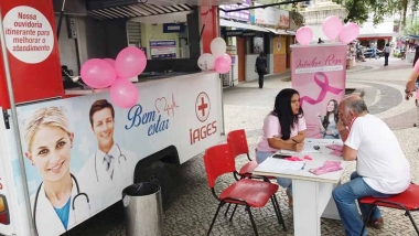 &lsquo;O cuidado para quem cuida&rsquo;: Projeto do Iages garante exames preventivos para funcion&aacute;rias do HGJ, no Outubro Rosa