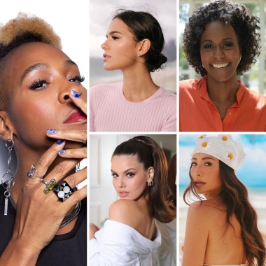 Claudia Raia, Bruna Marquezine e Maju Coutinho participam do Bazar Ao Vivo Pela Vida