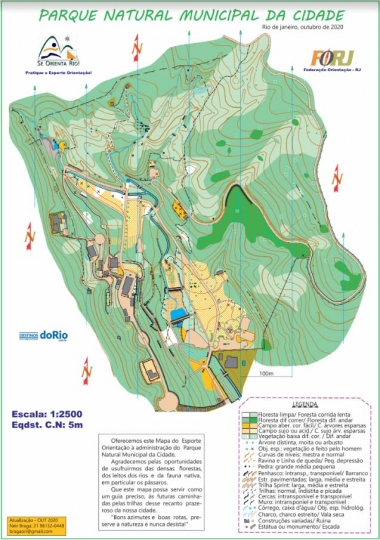 Esporte orienta&ccedil;&atilde;o: Venha participar da quarta etapa da ca&ccedil;a aos tesouros do Rio. Agora no Parque Natural Municipal da Cidade