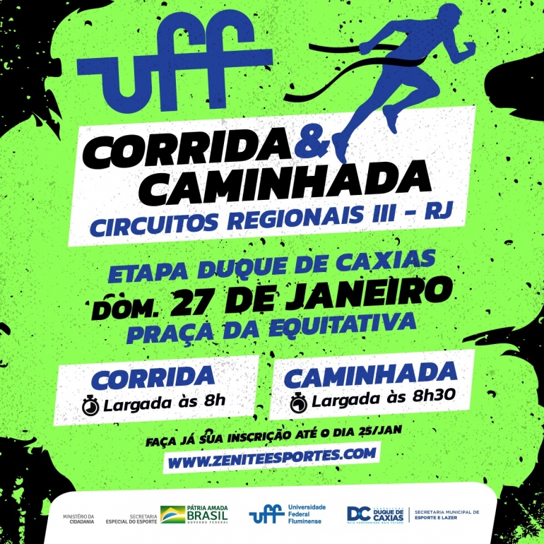 Duque de caxias recebe etapa regional da Corrida e Caminhada UFF