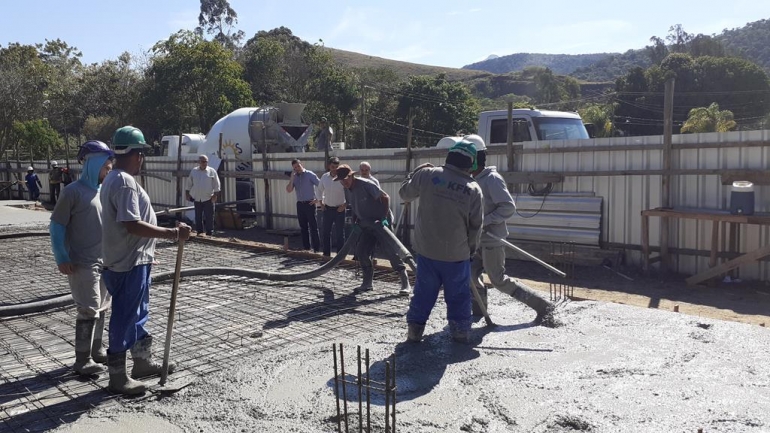 Obras da pista de skate em Itaipava avançam em ritmo rápido