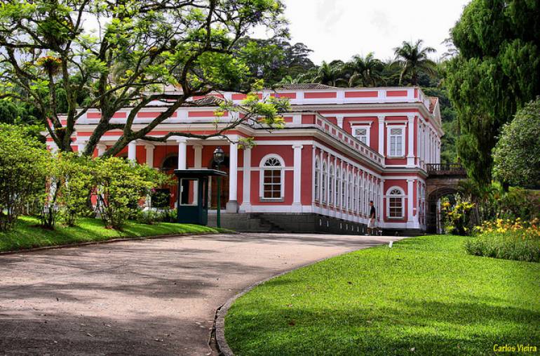 O Museu Imperial foi a casa de veraneio do D. Pedro II.