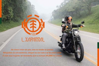 Element lan&ccedil;a linha exclusiva assinada pelo skatista Lucas Xaparral