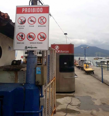 Cais tur&iacute;sticos de Mangaratiba recebem nova sinaliza&ccedil;&atilde;o
