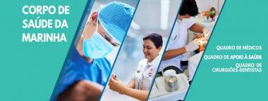 Marinha abre 177 vagas para profissionais da sa&uacute;de
