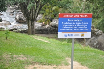 Defesa Civil alerta para risco de cabeças d’água nas cachoeiras em Itatiaia