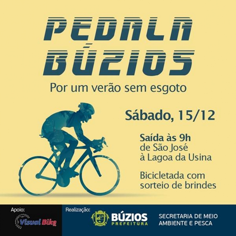 1º Pedala Búzios acontece neste sábado (15)