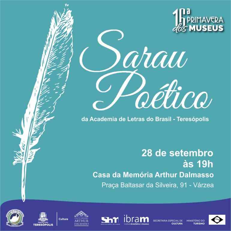 Sarau encerra programação da Primavera de Museus